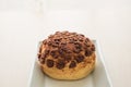 Chocolate cream puff cake. eclair cake