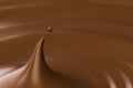 Chocolate cream splash Royalty Free Stock Photo