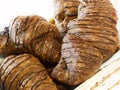 Chocolate croissant Royalty Free Stock Photo