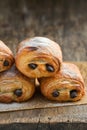 Chocolate Croissants Pain au Chocolat Royalty Free Stock Photo