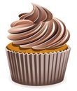 Chocolate cupcake Royalty Free Stock Photo