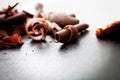 Chocolate curls Royalty Free Stock Photo