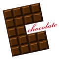 Chocolate. Design for logo, t-shirt, bag, illustration, ads etc.