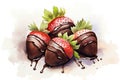 Background dessert tasty red delicious white chocolate fresh gourmet dipped sweet food fruit strawberry