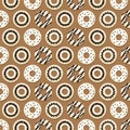Chocolate Donut Background. Royalty Free Stock Photo