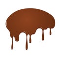 Chocolate dripping, Chocolate background