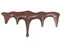 Chocolate drips Royalty Free Stock Photo