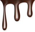 Chocolate drops Royalty Free Stock Photo