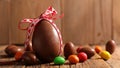 Chocolate easter egg