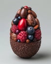 Chocolate Easter Egg: A Tasteful Masterpiece with Delicious Handcrafted Decorations