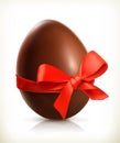 Chocolate easter egg Royalty Free Stock Photo