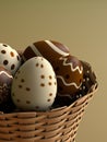 Chocolate Easter Eggs Royalty Free Stock Photo