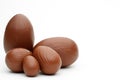 Chocolate easter eggs Royalty Free Stock Photo