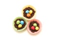 Chocolate Easter Nests and Eggs Royalty Free Stock Photo