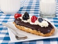 Chocolate eclair