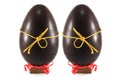 Chocolate eggs kinder surprise Royalty Free Stock Photo