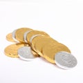Chocolate Euros Royalty Free Stock Photo