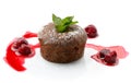 Chocolate fondant Royalty Free Stock Photo