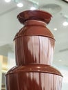 Chocolate fondue fountain