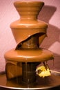 Chocolate fountain Royalty Free Stock Photo