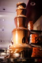 The chocolate fountain