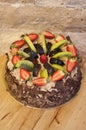 Chocolate fruit cake