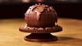 chocolate globe. chocolate day, world chocolate day, Royalty Free Stock Photo