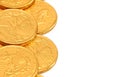 Chocolate Gold Coins Royalty Free Stock Photo