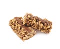 Chocolate granola bar Royalty Free Stock Photo