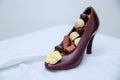 Chocolate handmade shoes