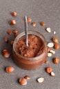 Chocolate hazelnut spread. Royalty Free Stock Photo