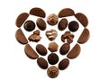 Chocolate Heart Royalty Free Stock Photo