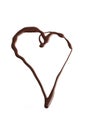 Chocolate heart Royalty Free Stock Photo