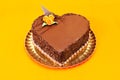 Chocolate heart cake