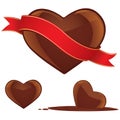 Chocolate heart set