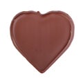 Chocolate heart shape