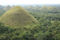 Chocolate hills bohol island philippines