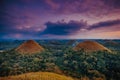 Chocolate hills of bohol island philippines photo