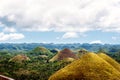 Chocolate Hills in Bohol, Philippines. Unique place