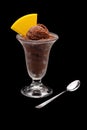 Chocolate ice cream cup