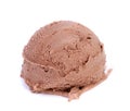 Chocolate Ice Cream Scoop. Royalty Free Stock Photo