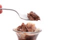 Chocolate Ice Cream Sundae Royalty Free Stock Photo