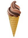 Chocolate icecream Royalty Free Stock Photo