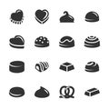 Chocolate icon set 2, vector eps10