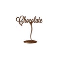 Chocolate isolated sign