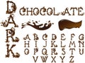 Chocolate letters font