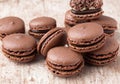 homemade chocolate macaroon