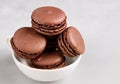 homemade chocolate macaroon