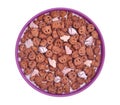 Chocolate and marshmallow cereal