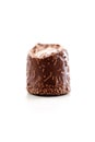 Chocolate marshmellow missing bite Royalty Free Stock Photo